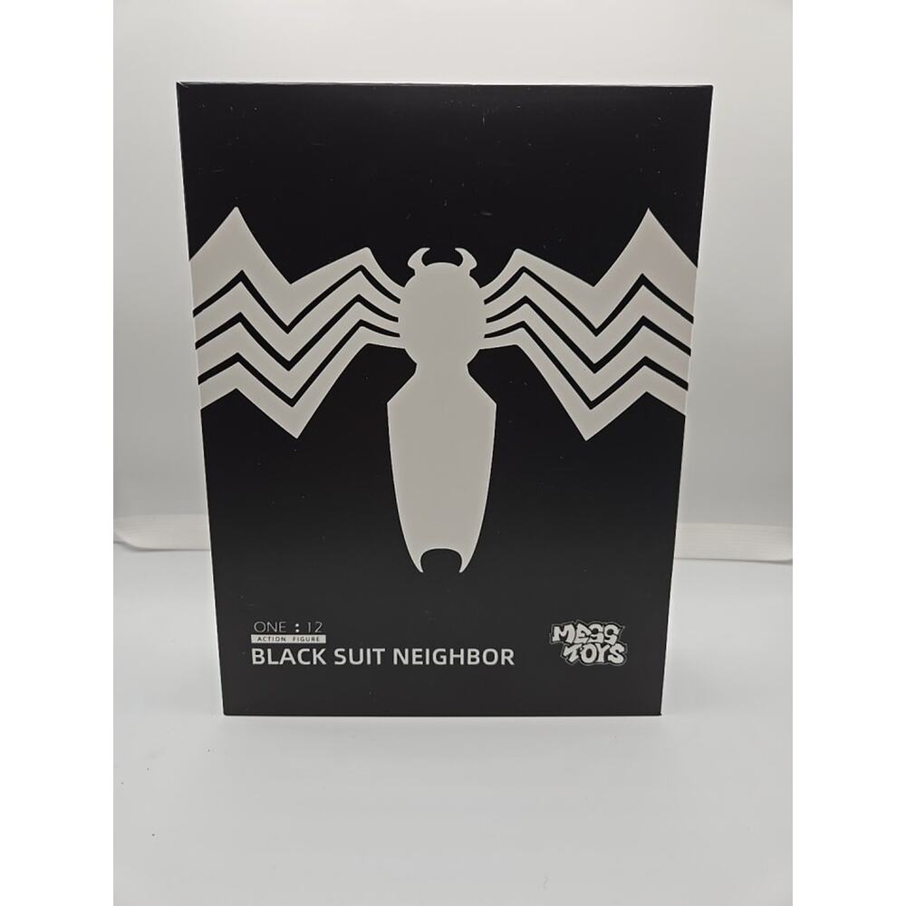 Mess Toys Black Suit Neighbor Spider-Man Symbiote Action Figure With Bonus!